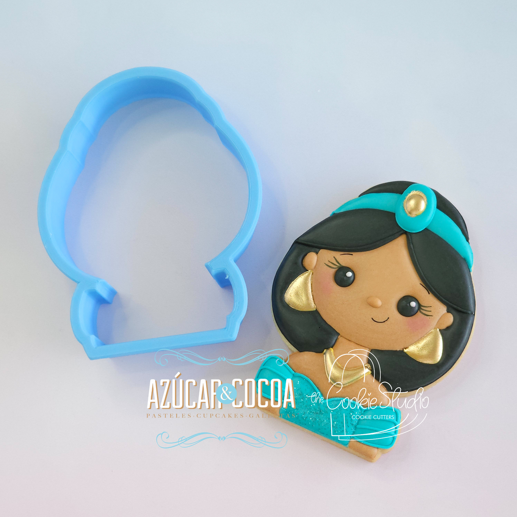 Cortador de Galleta Cara Princesa Jasmin