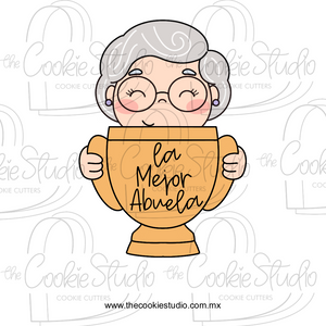 La Mejor Abuela - STL FILE DIGITAL PRODUCT