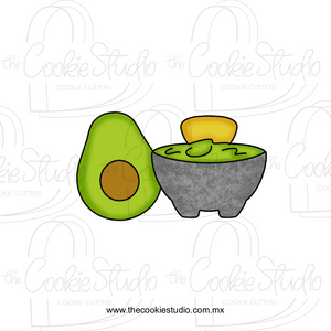 Cortador de Galleta Aguacate y Molcajete