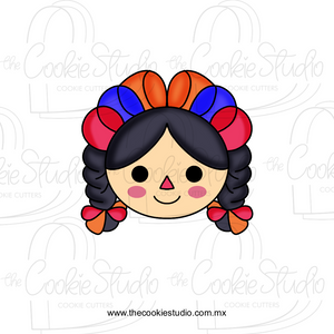 Cortador de Galleta Cara Muñeca Lele