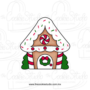 Cortador de Galleta Casita Jengibre Caramelos