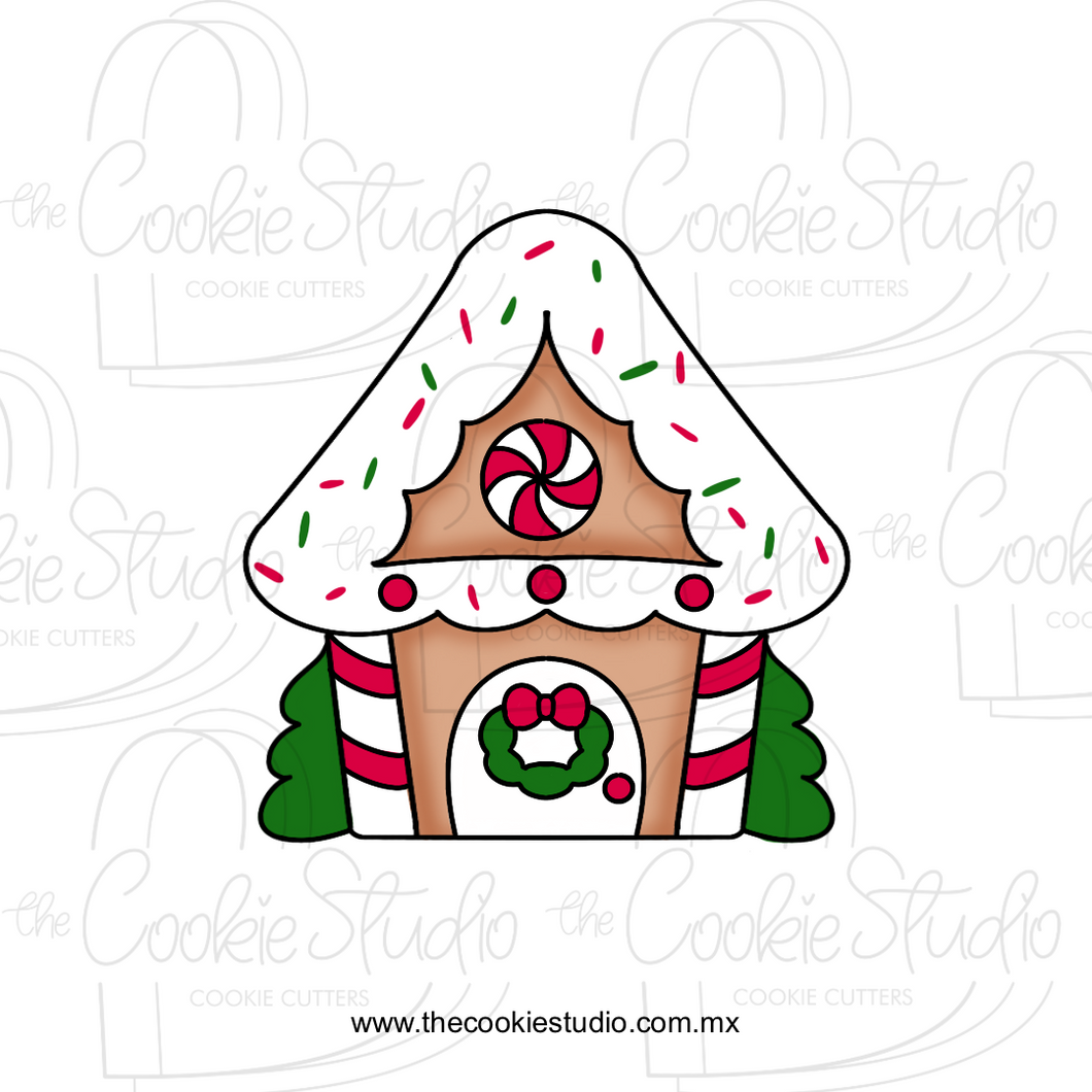 Cortador de Galleta Casita Jengibre Caramelos