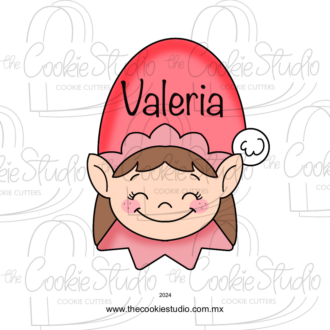 Cortador de Galleta Cara Niña Elfo