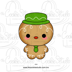 Cortador de Galleta Jengibre Cabezón Sombrero