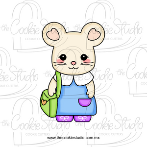 Sylvanian Ratoncita Estudiante - STL FILE DIGITAL PRODUCT