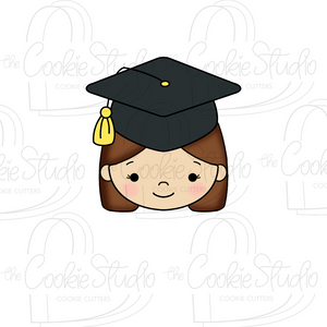 Cortador de Galleta Niña Graduación