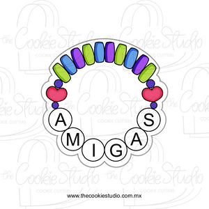 Cortador de Galleta Pulsera Amigas