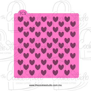 Stencil Corazones