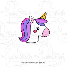 Cargar imagen en el visor de la galería, Cortador de Galleta Cara Unicornio
