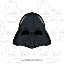 Cargar imagen en el visor de la galería, Cortador de Galleta Cara Darth Vader v2
